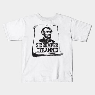 Sic Semper Tyrannis - Timothy McVeigh Kids T-Shirt